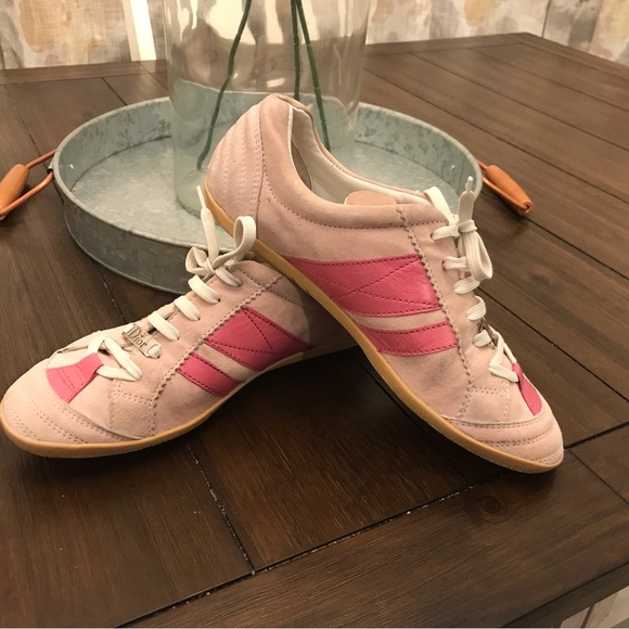 CHRISTIAN DIOR MONOGRAM CANVAS W PATENT LEATHER FLATS TRAINERS SNEAKERS VINTAGE - Picture 6 of 10